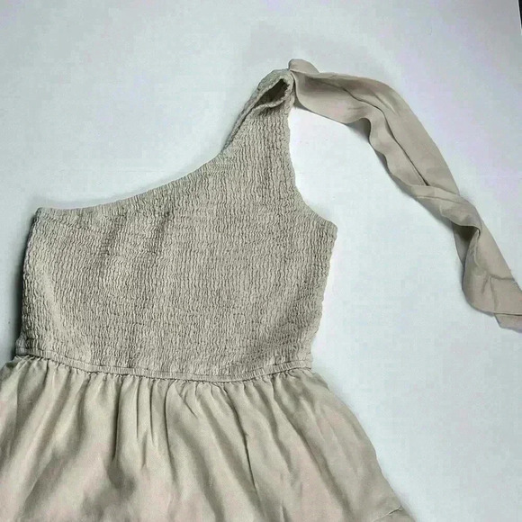 ZESICA Women's Summer Boho One Shoulder Sleeveless Dress- ruffle- Size Small - Picture 6 of 10